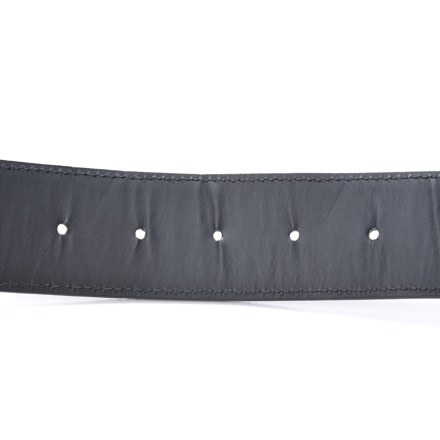 Louis Vuitton Calfskin Monogram 40mm LV Initiales Reversible Belt 90 36 Black 4 of 9