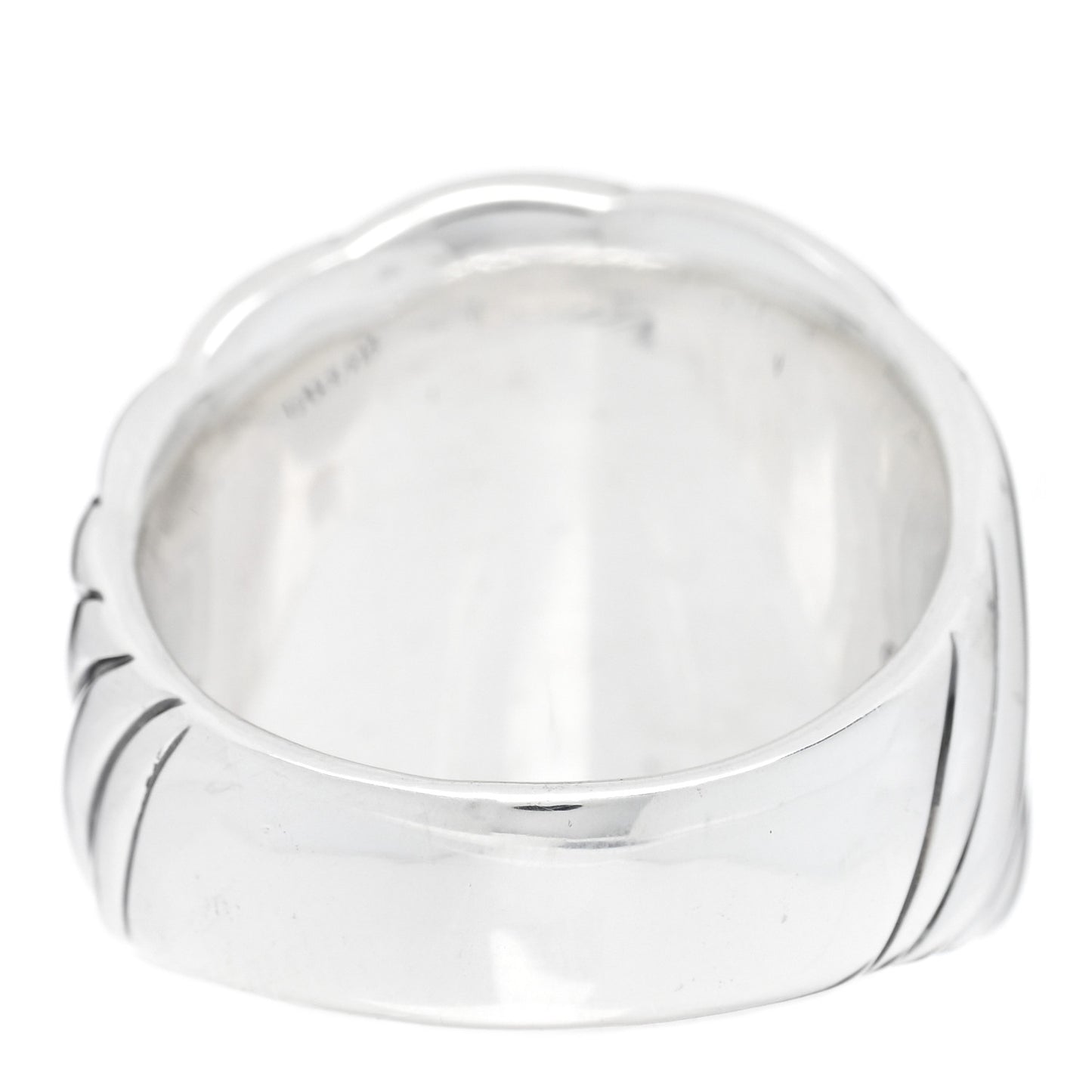 Sterling Silver Sculpted Cable Ring 59 8.75