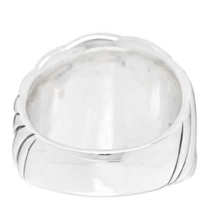 David Yurman Sterling Silver Sculpted Cable Ring 59 8.75 3 of 4