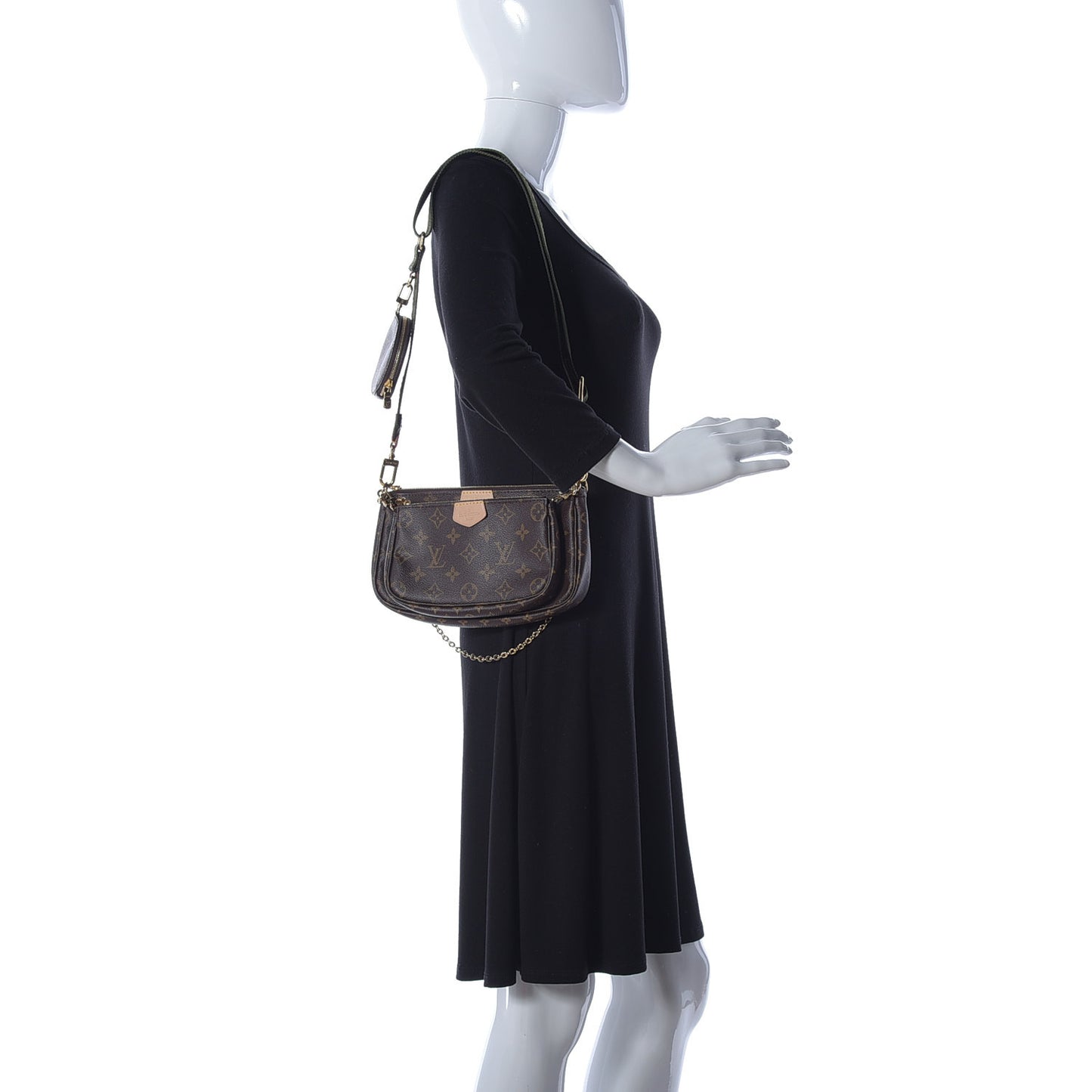 Monogram Multi Pochette Accessories Kaki