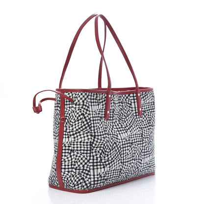 MCM Visetos Medium Liz Reversible Shopper Tote Ruby Red 5 of 17