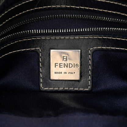 Fendi Zucchino Baguette Navy 6 of 14