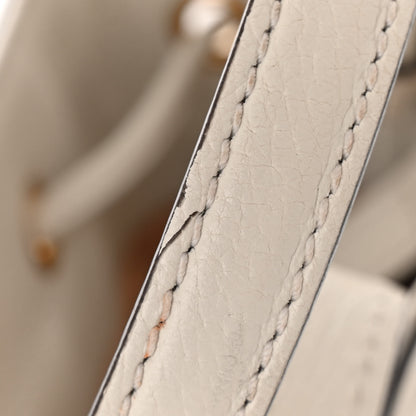 Gucci Glazed Textured Calfskin Web Small Ophidia Bucket Bag Mystic White 12 of 12