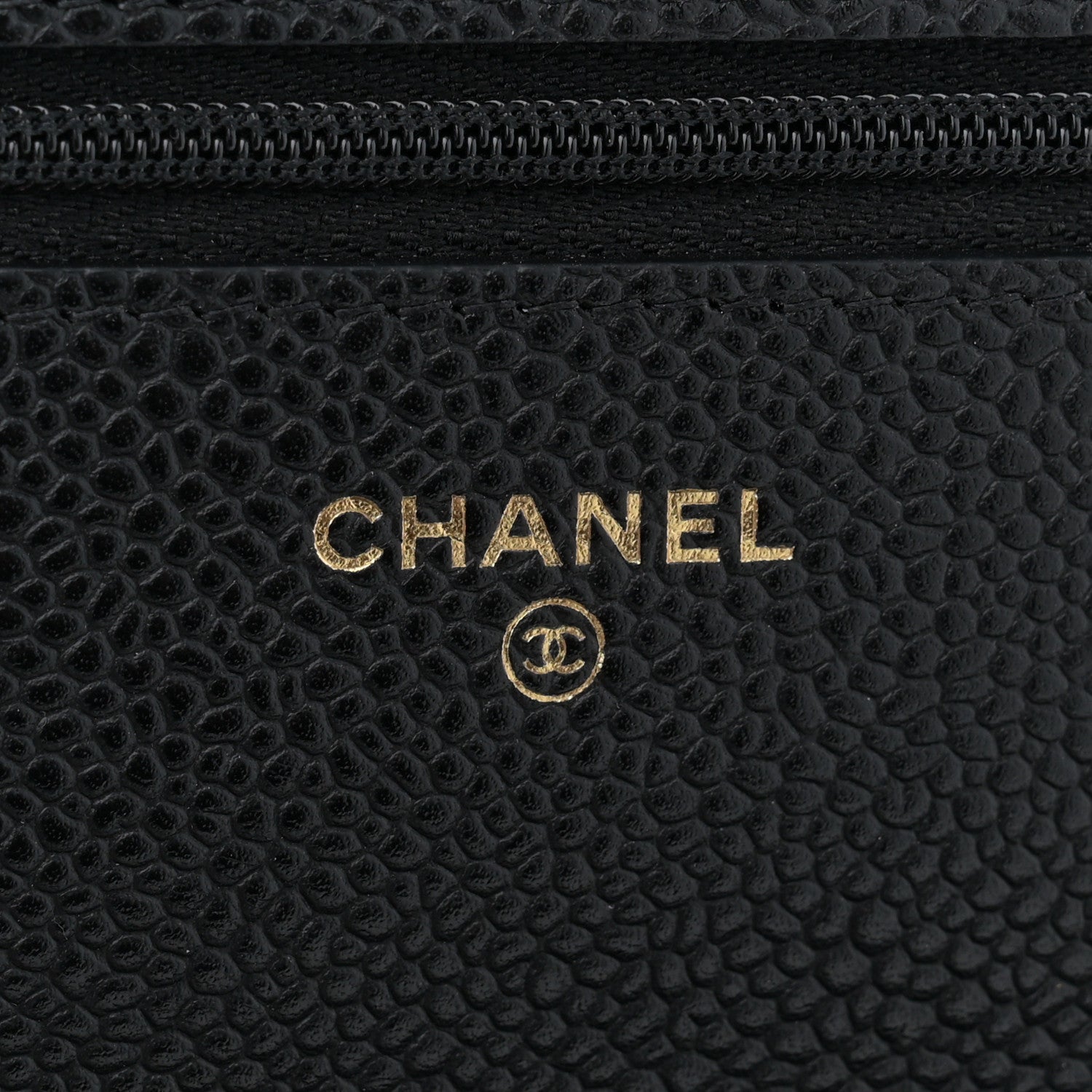 Chanel Caviar Quilted Wallet on Chain WOC Black 6 of 11