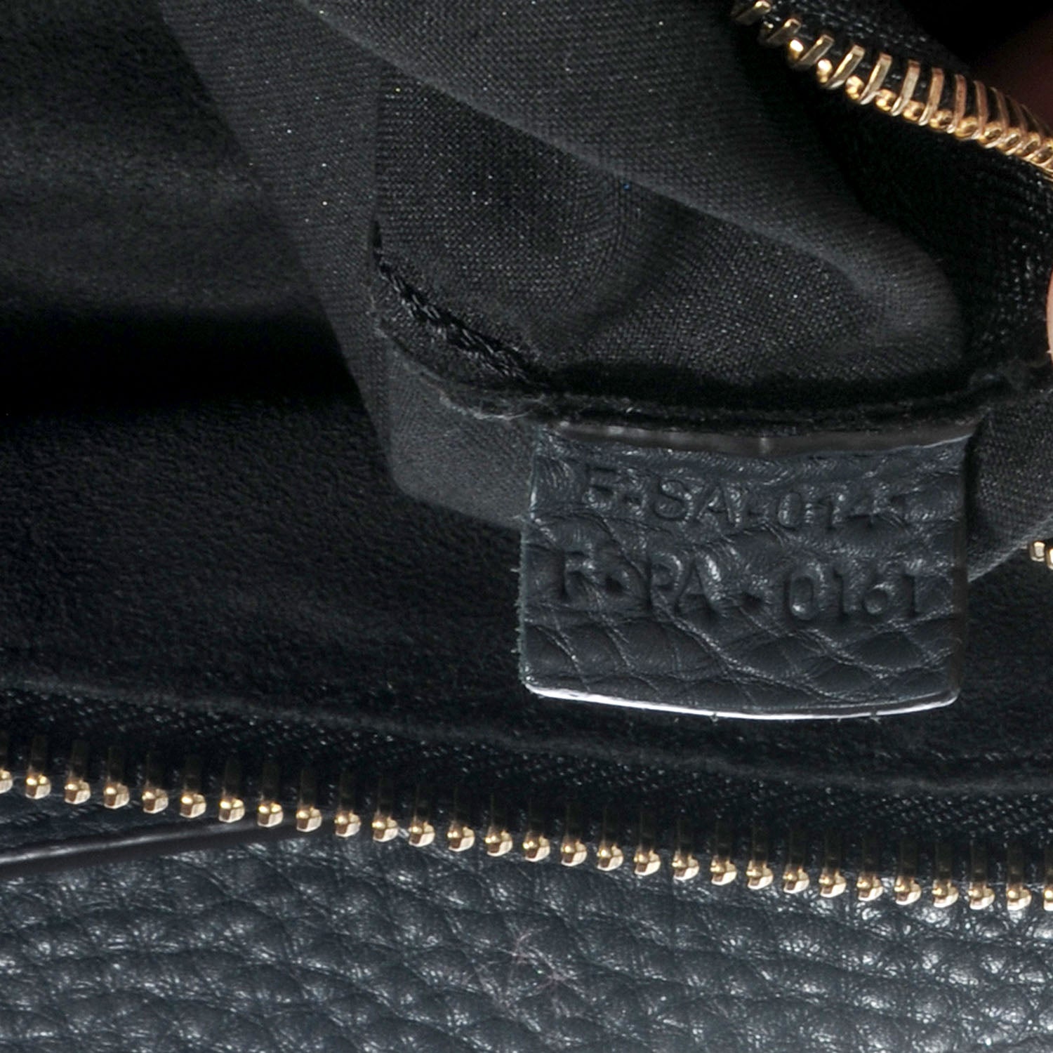 Celine Pebbled Leather Mini Luggage Bag Anthracite 7 of 9