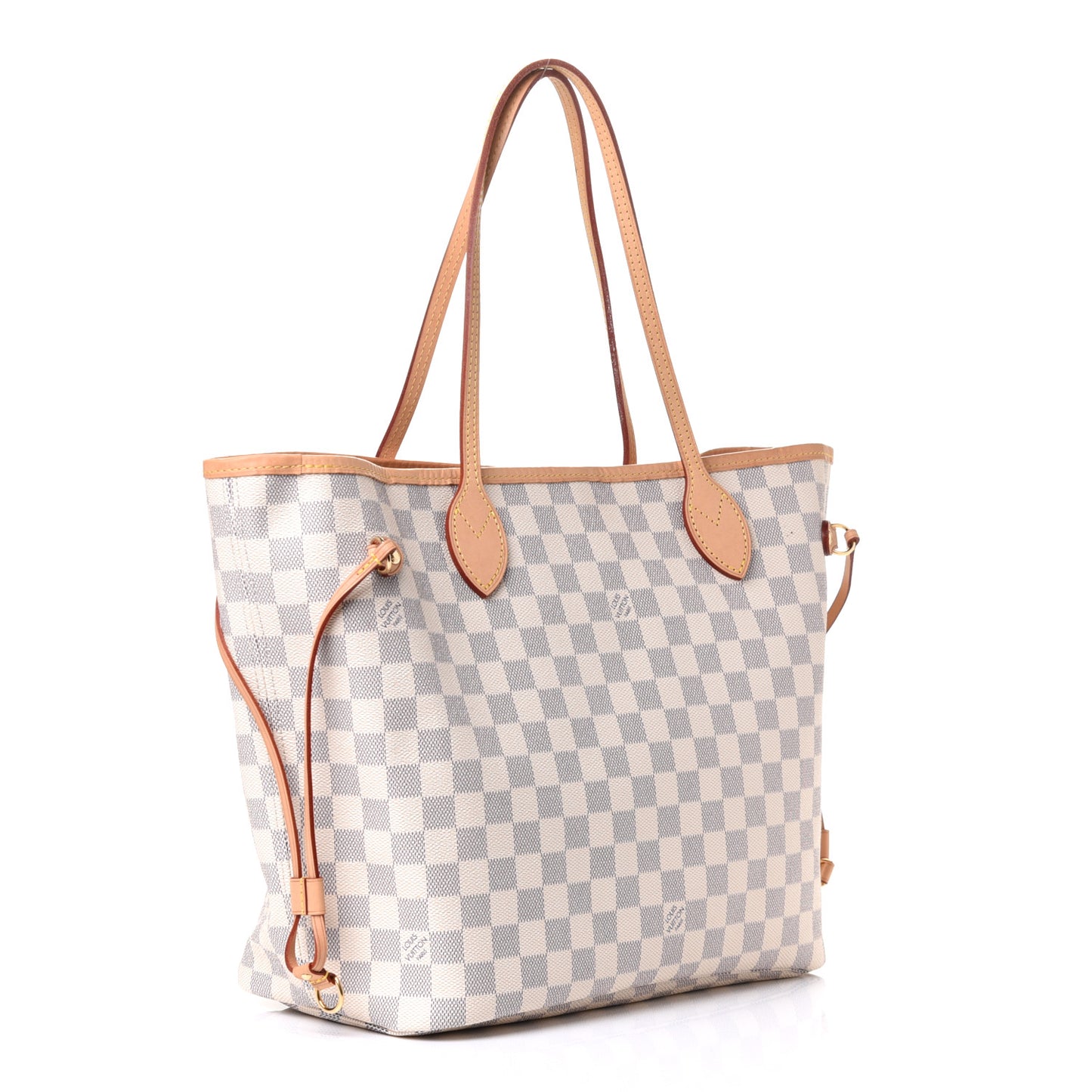 Damier Azur Neo Neverfull MM Rose Ballerine