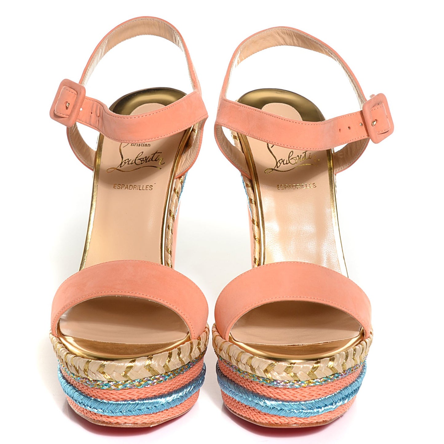 Calfskin Nubuck Duplice 140 Wedge Sandals 39 Mango Gold