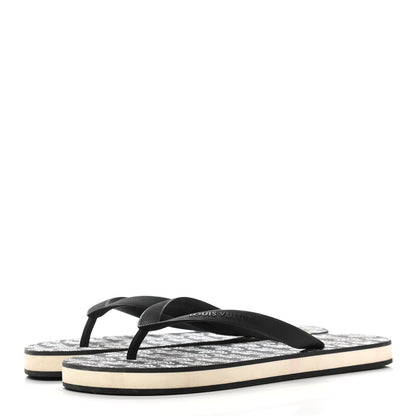 Louis Vuitton Rubber Mens Molitor Thong Sandals 6 Black 3 of 10