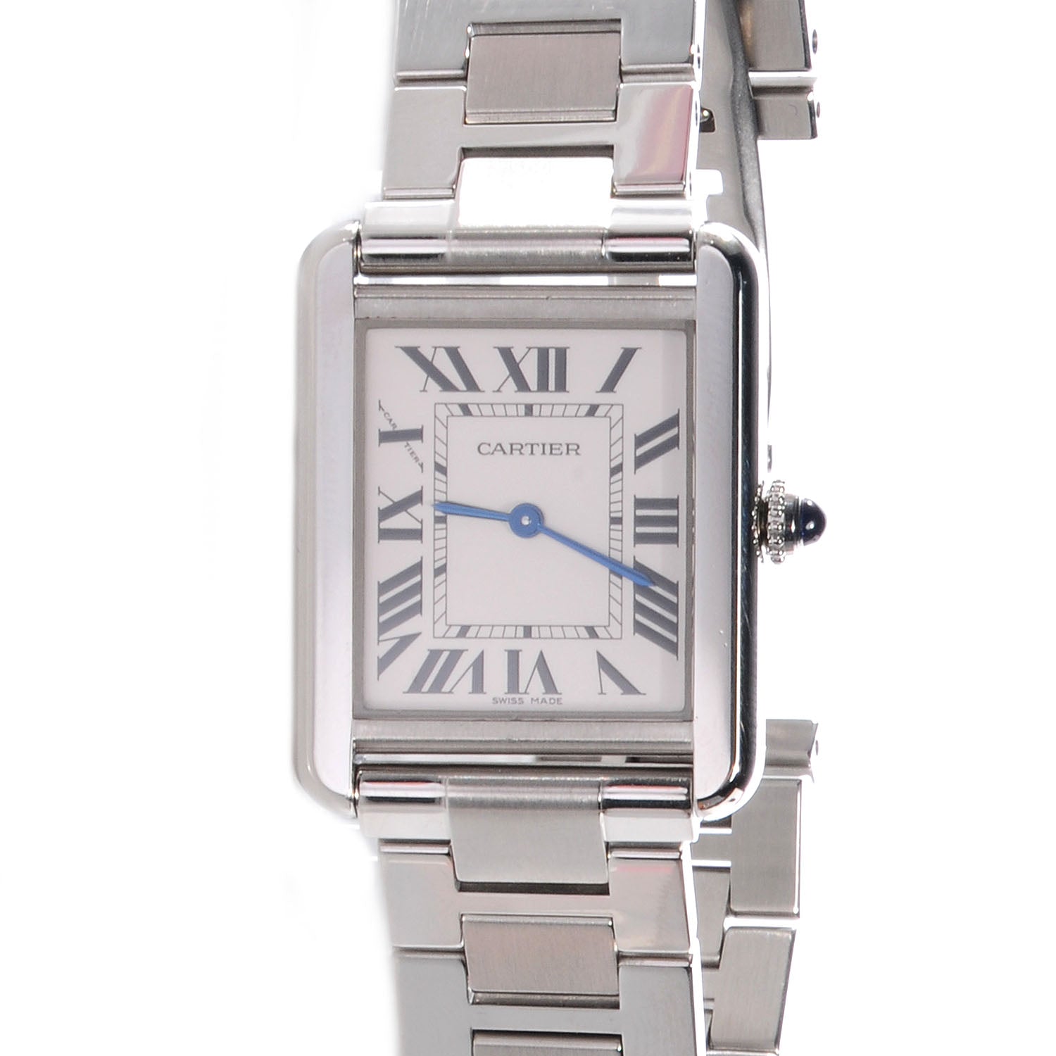 Cartier Stainless Steel Tank Solo Quartz Watch Small 1 of 6