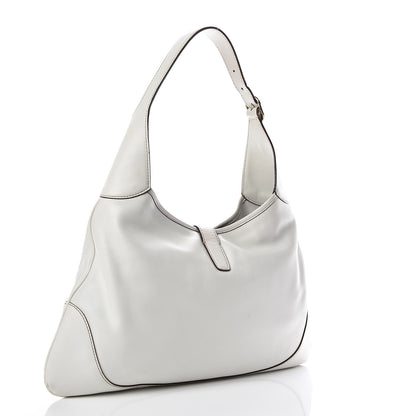 Gucci Calfskin Medium Jackie O Bouvier Hobo White 3 of 13