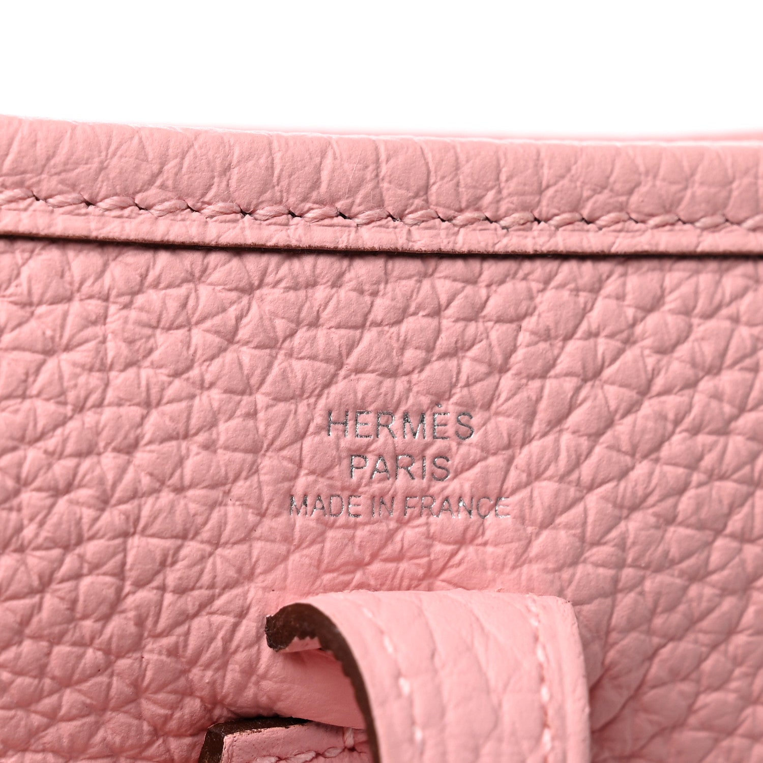 Hermes Taurillon Clemence Evelyne TPM Rose Sakura 6 of 11