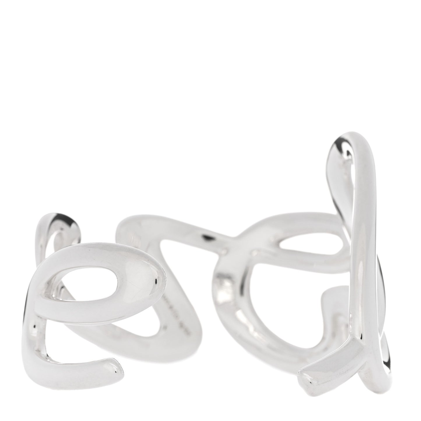 Sterling Silver Paloma's Graffiti Love Cuff Bracelet