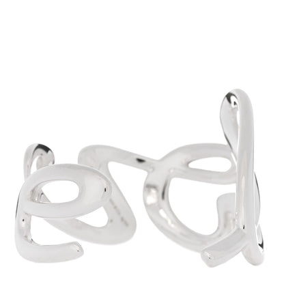 Tiffany Sterling Silver Paloma's Graffiti Love Cuff Bracelet 2 of 3