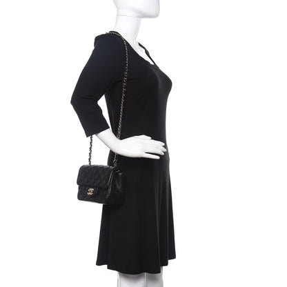 Chanel Lambskin Quilted Mini Square Flap Black 2 of 11