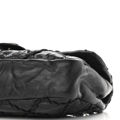 Chanel Calfskin Ultra Stitch Oversize Flap Black 10 of 10