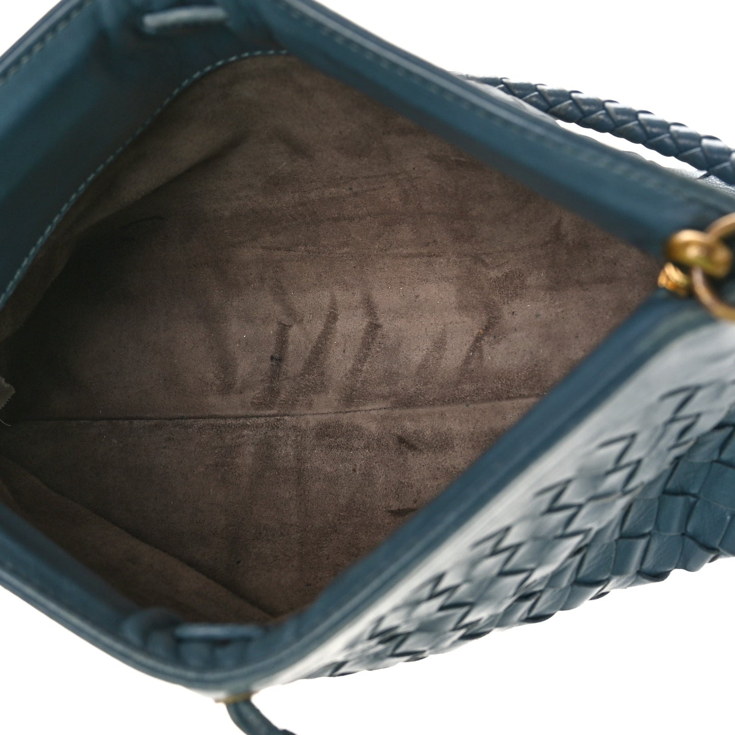 Nappa Intrecciato Mini Shoulder Bag Krim