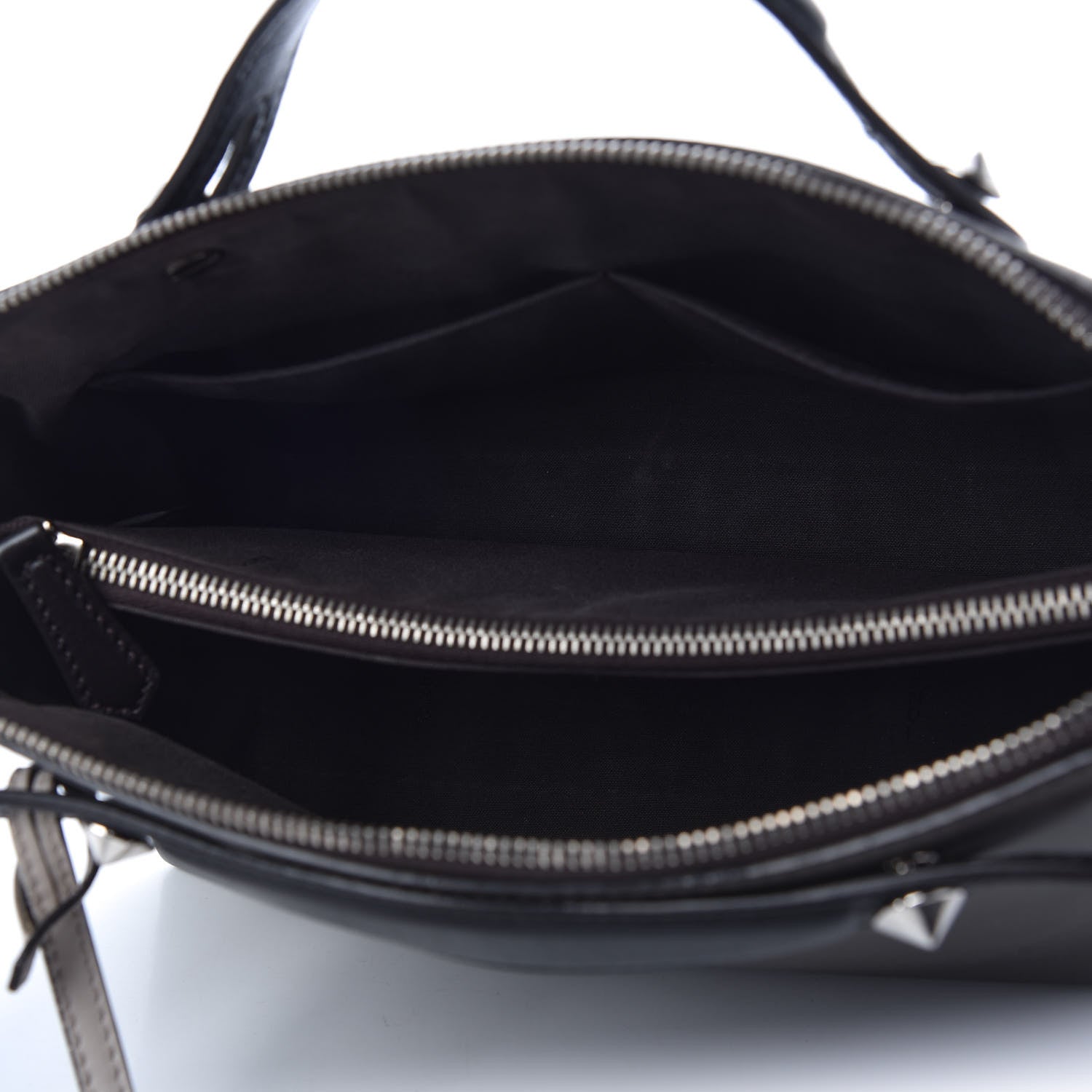 Fendi Vitello Dolce 4 Color Medium By The Way Boston Bag Carbone Grigio Polvere Multicolor 5 of 10
