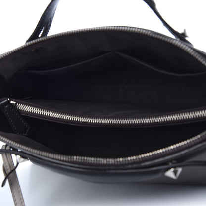 Fendi Vitello Dolce 4 Color Medium By The Way Boston Bag Carbone Grigio Polvere Multicolor 5 of 10