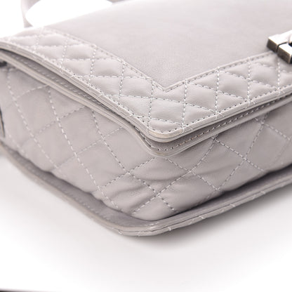 Chanel Calfskin New Medium Boy Reverso Flap Light Grey 9 of 10