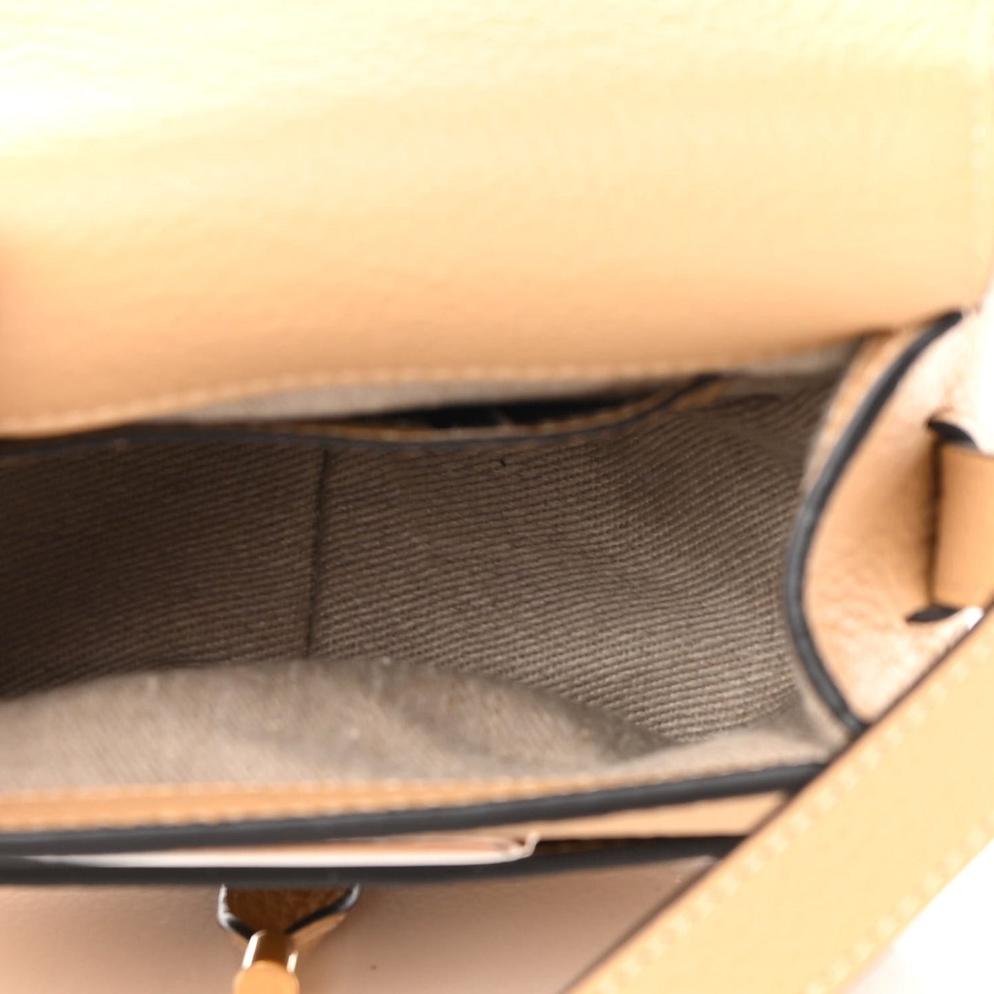 Calfskin Mini Marcie Round Crossbody Bag Nude