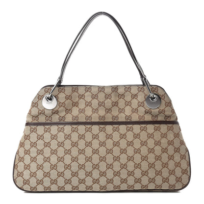 Gucci Monogram Medium Eclipse Shoulder Bag Dark Brown 1 of 10