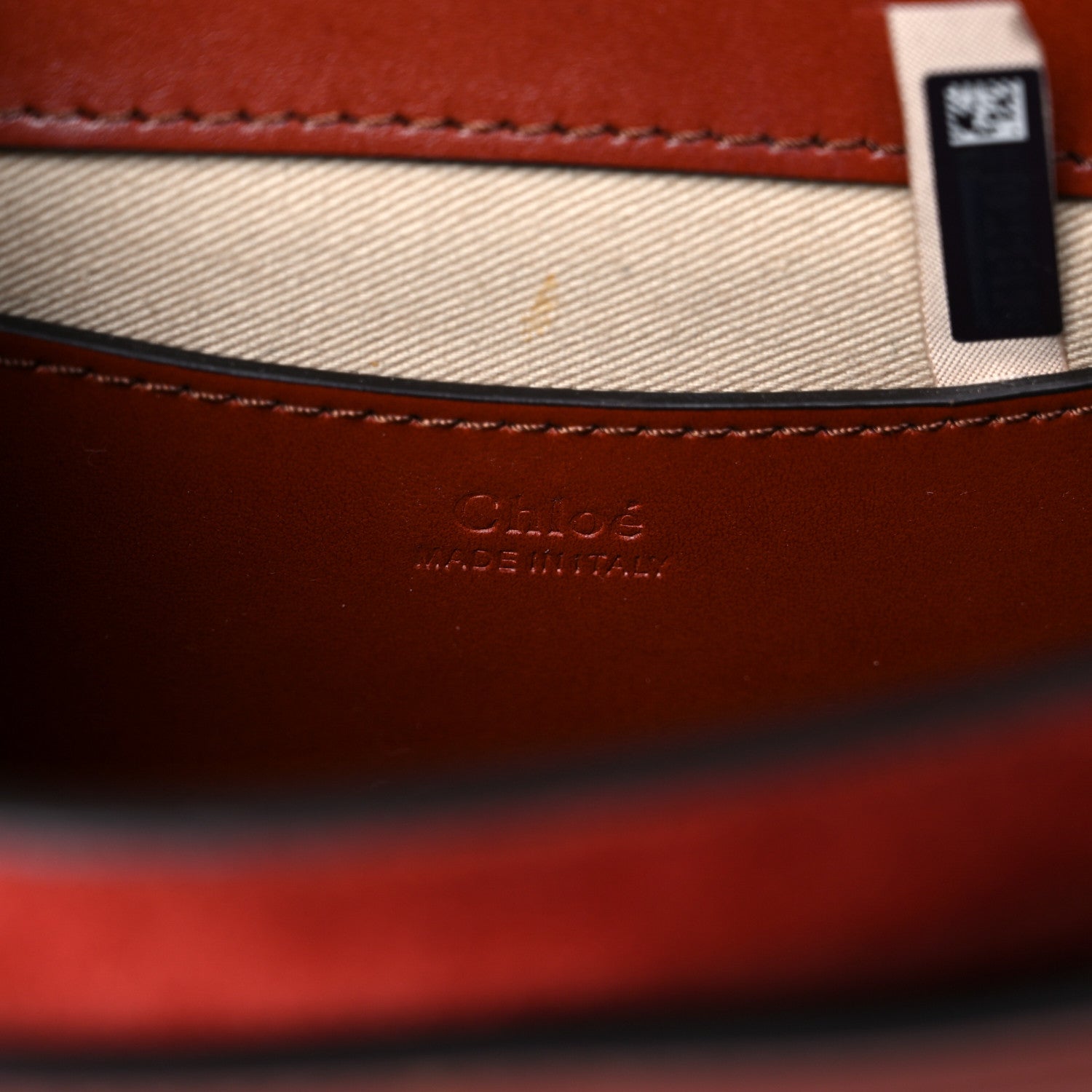 Chloe Calfskin Small Tess Bag Sepia Brown 6 of 10