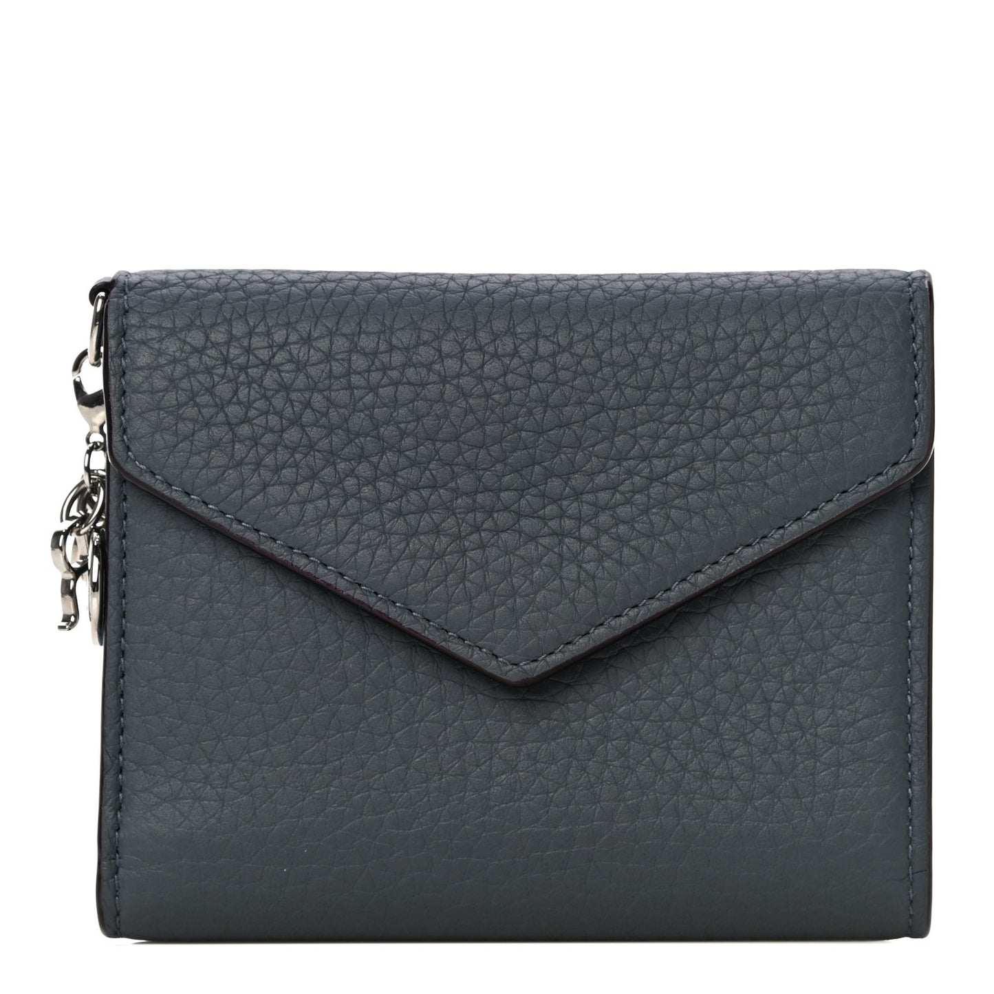 Bullcalf Diorissimo Medium Envelope Wallet Grey Blue