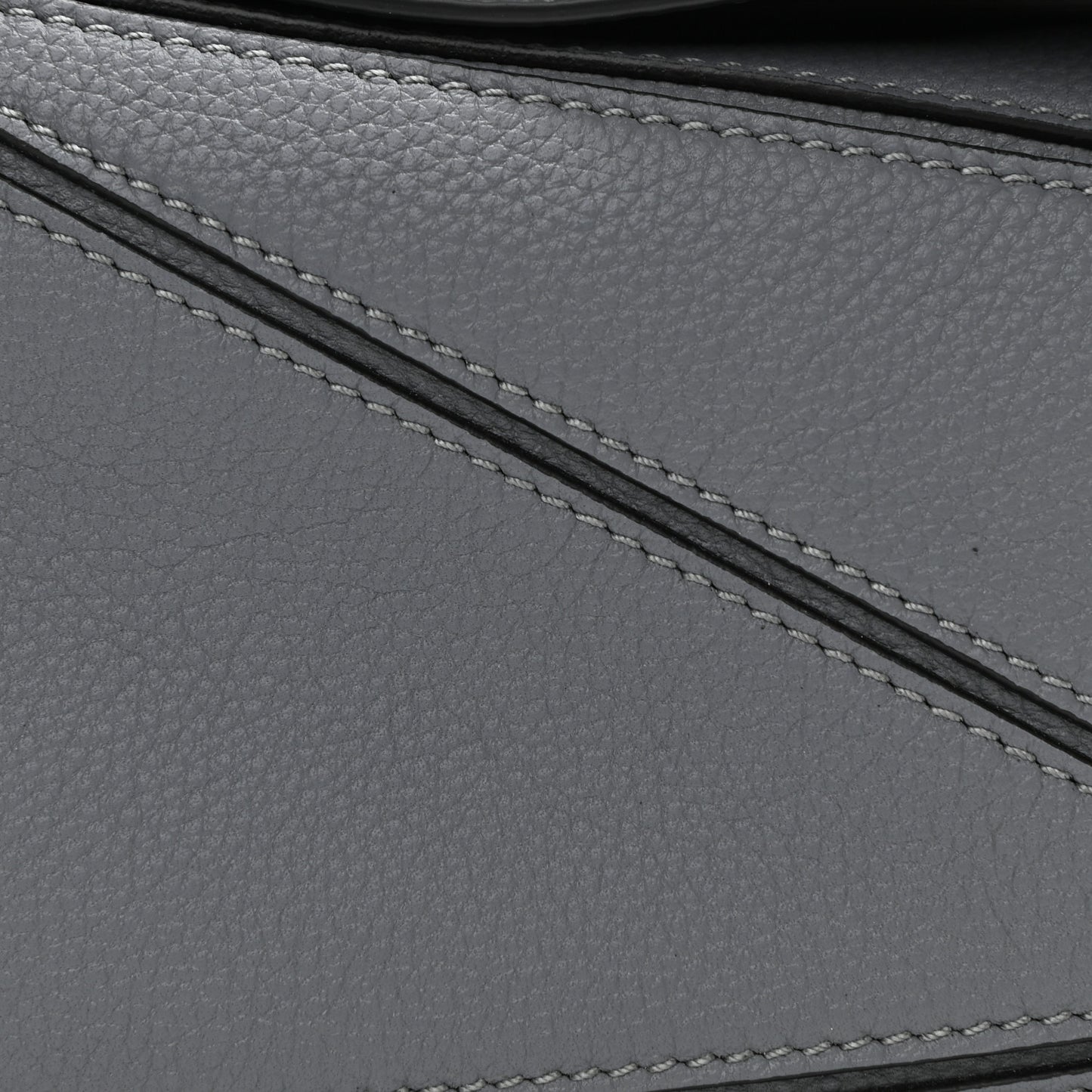 Calfskin Mini Puzzle Bag Asphalt Grey