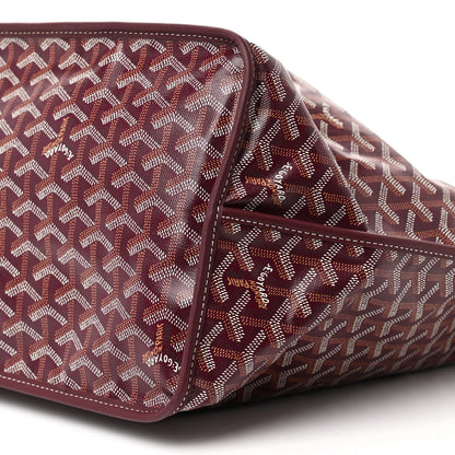 Goyard Goyardine Reversible Anjou GM Burgundy 18 of 19