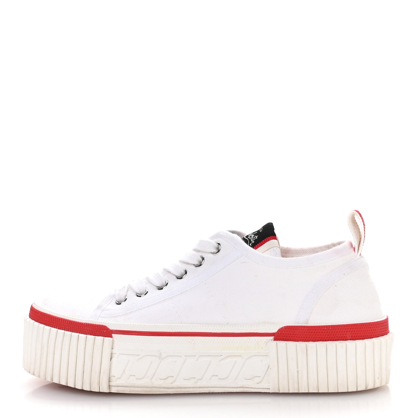 Canvas Pedro Womens Flat Sneakers 37.5 White