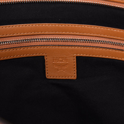 MCM Visetos Medium Anya Shopper Tote Black 7 of 19