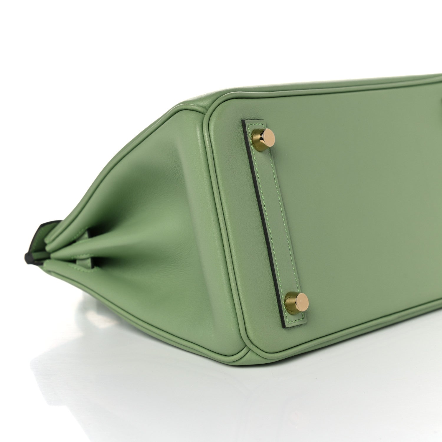 Hermes Swift Birkin 25 Vert Criquet 6 of 8