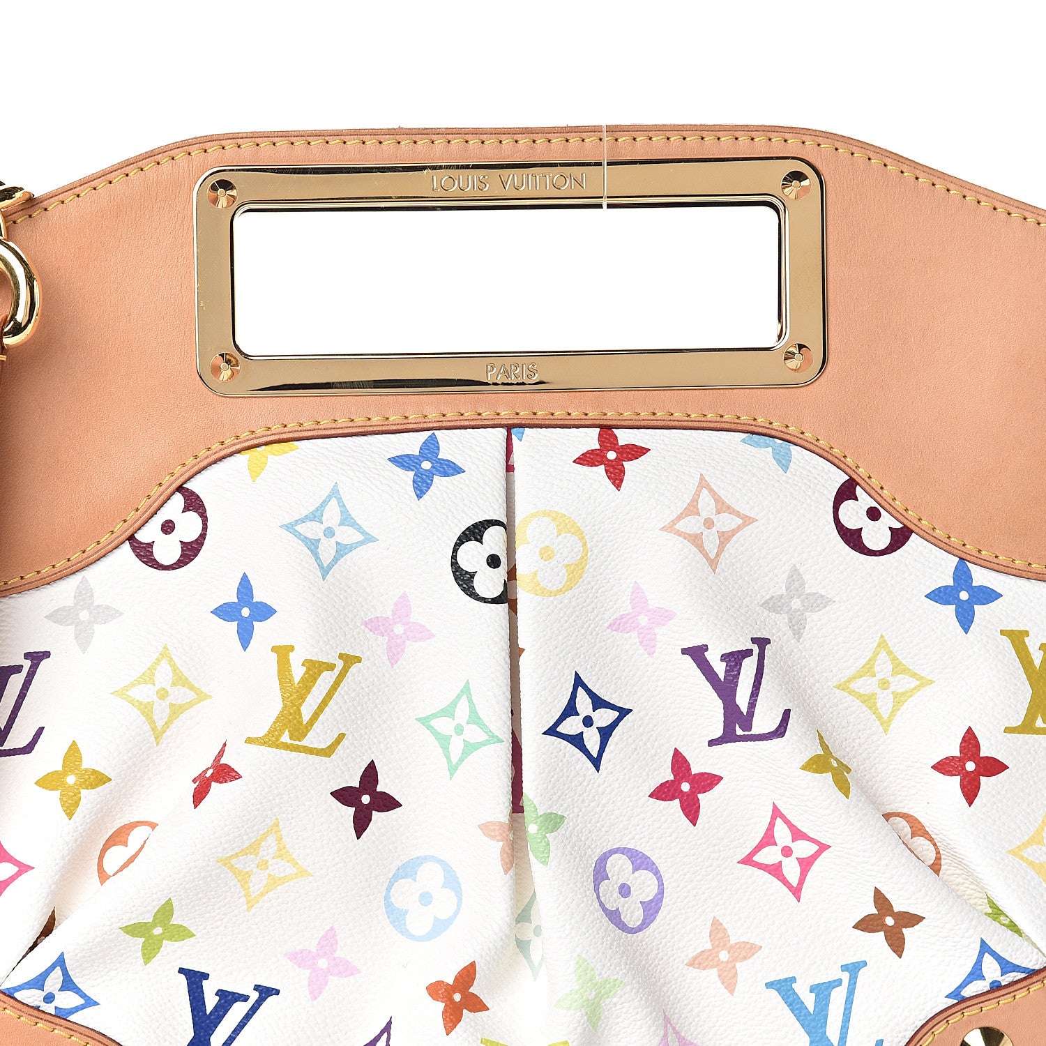 Louis Vuitton Monogram Multicolor Judy MM White 6 of 8