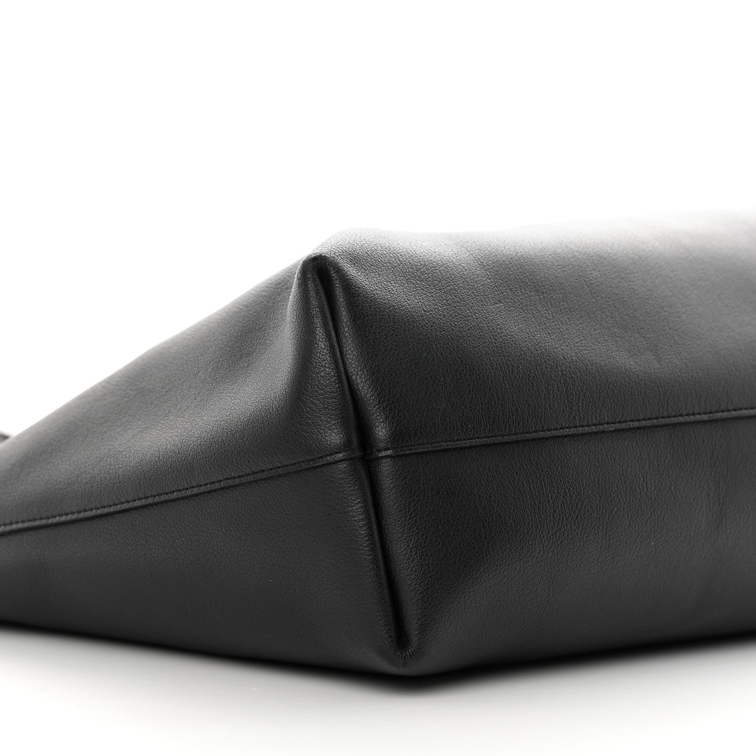 Saint Laurent Calfskin Large Shopping Tote Black 10 of 20