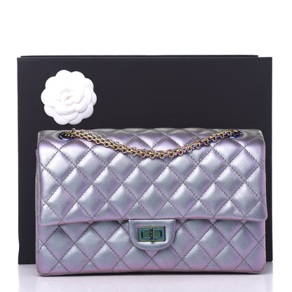 Chanel Iridescent Lambskin Quilted 2.55 Reissue 226 Flap Light Purple 10 of 10