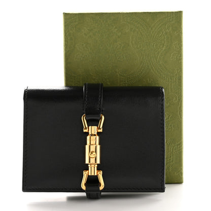 Gucci Calfskin Jackie 1961 Card Case Black 8 of 8