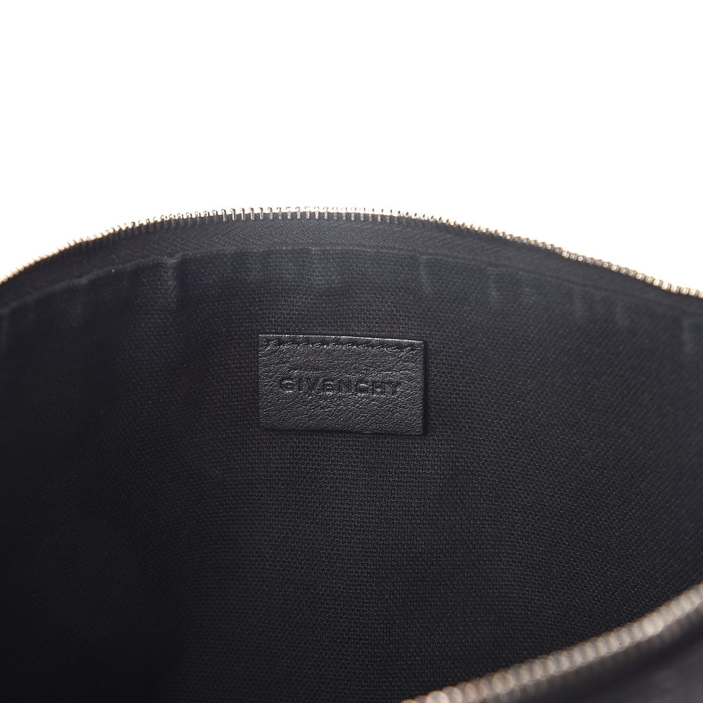 Textured Coated Canvas Favelas Large Antigona Pouch Black