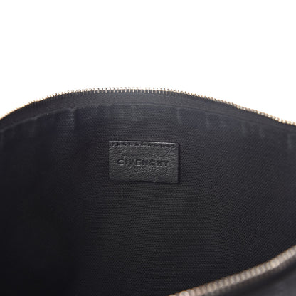 Givenchy Textured Coated Canvas Favelas Large Antigona Pouch Black 6 of 9