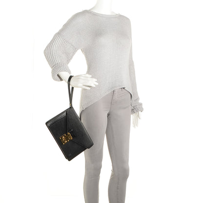 Louis Vuitton Epi Pochette Sellier Dragonne Clutch Black 2 of 7