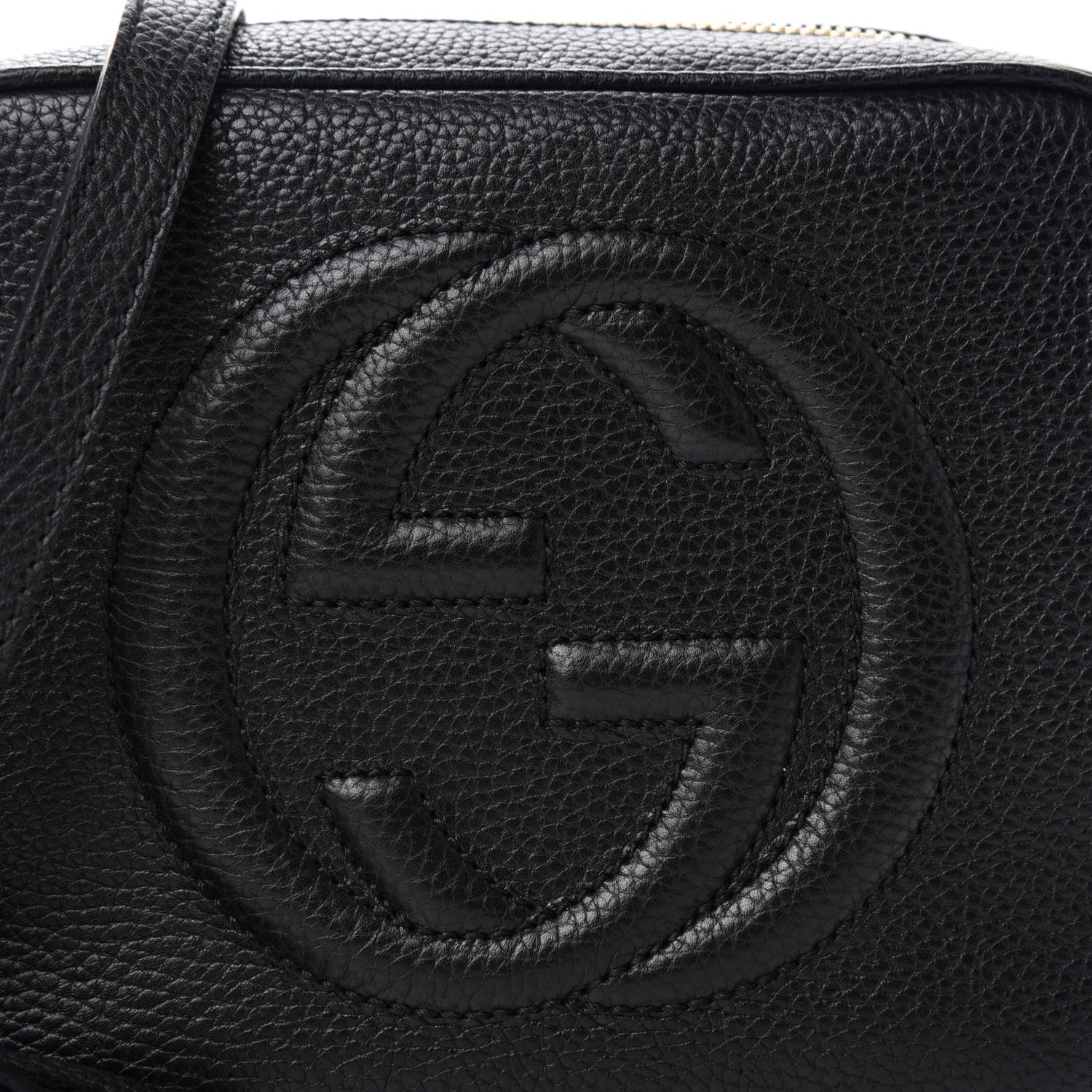 Gucci Pebbled Calfskin Small Soho Disco Bag Black 10 of 10