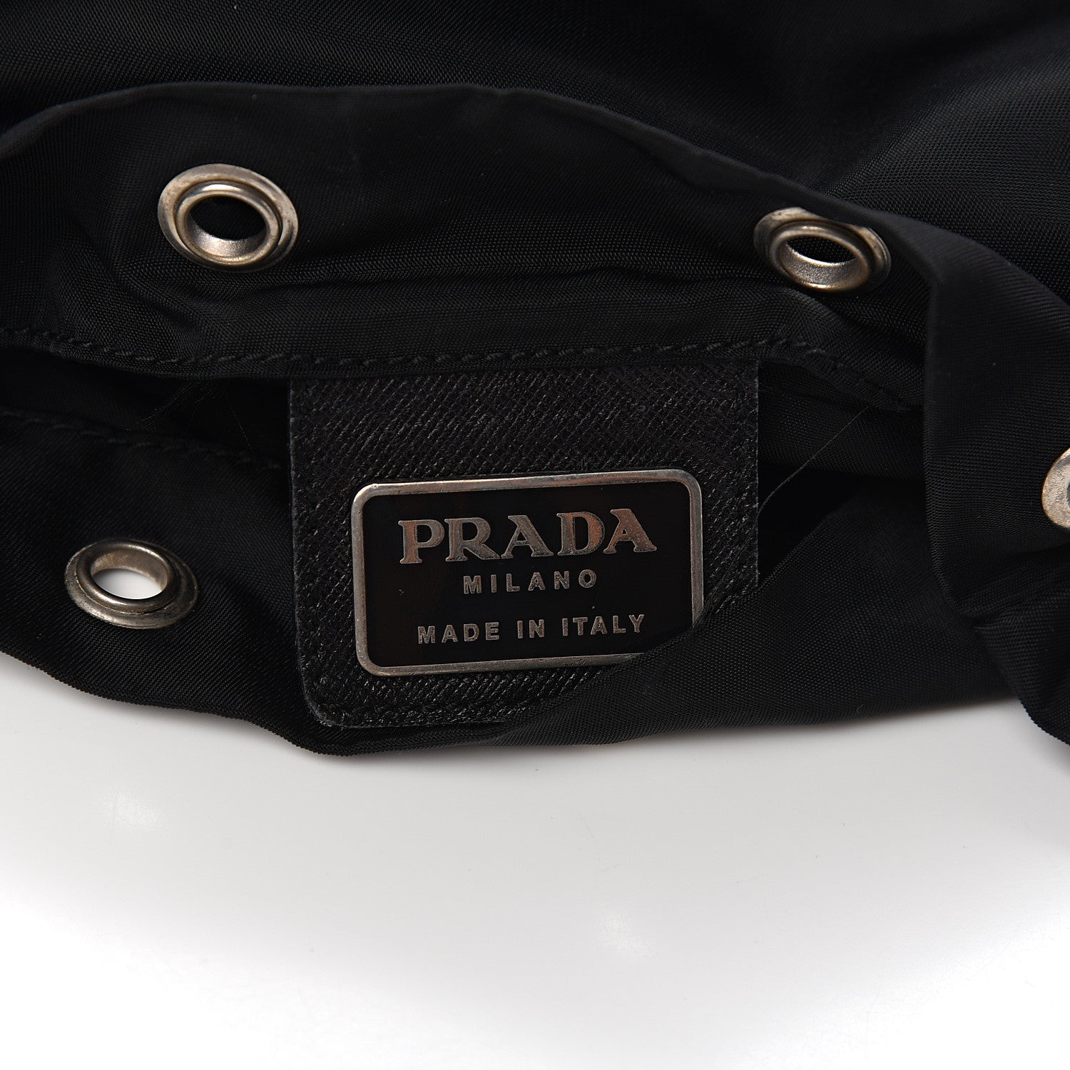Prada Tessuto Nylon Vela Small Double Buckle Backpack Black 5 of 10