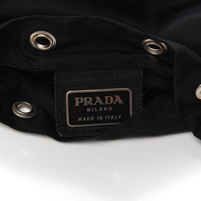 Prada Tessuto Nylon Vela Small Double Buckle Backpack Black 5 of 10