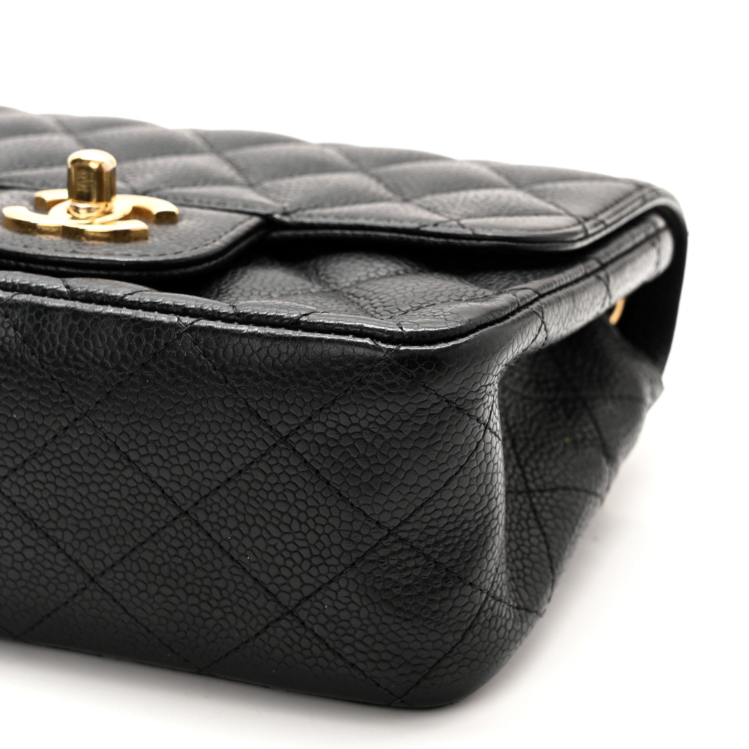 Chanel Caviar Quilted Mini Square Flap Black 15 of 15