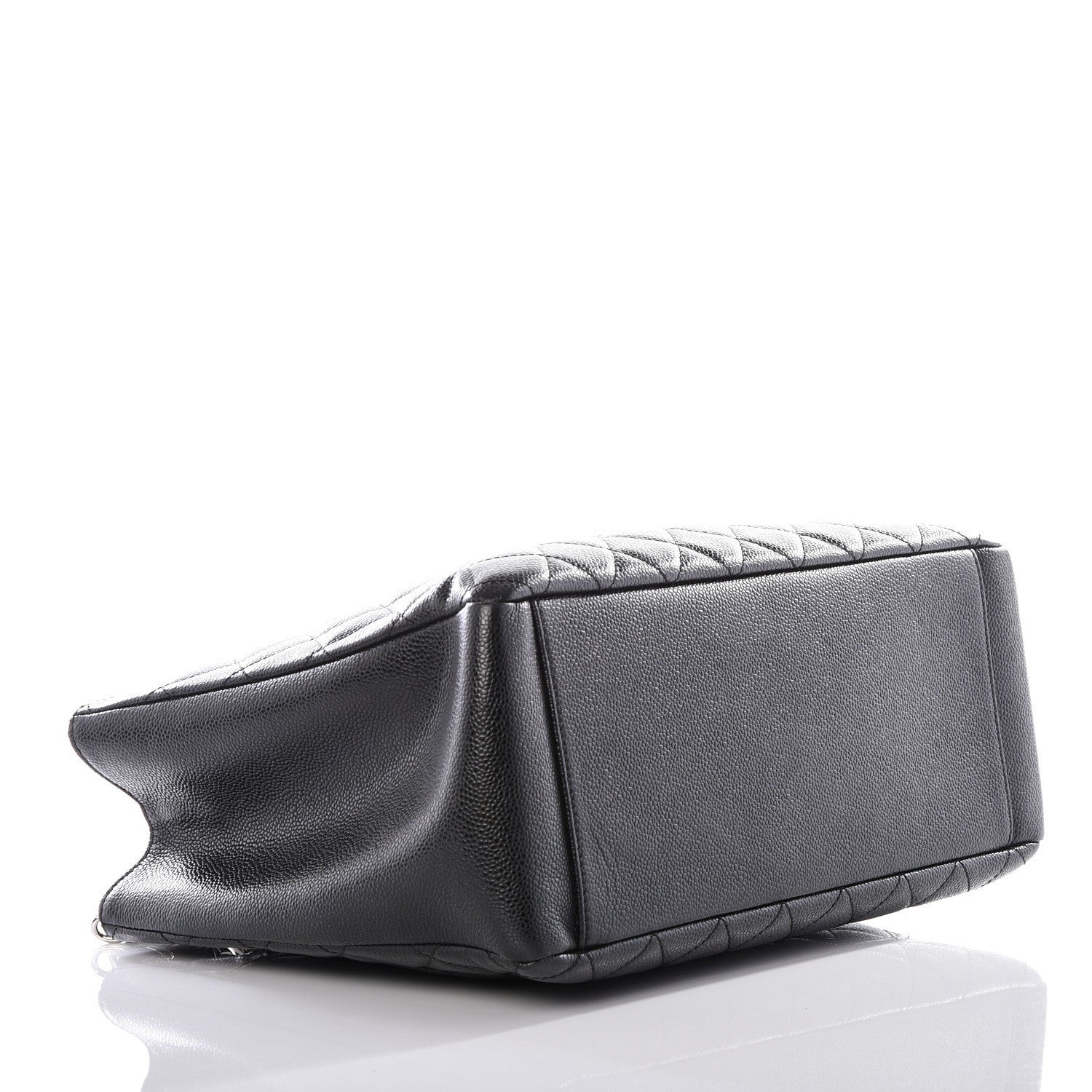 Chanel Caviar Quilted Grand Shopping Tote GST Black 3 of 10
