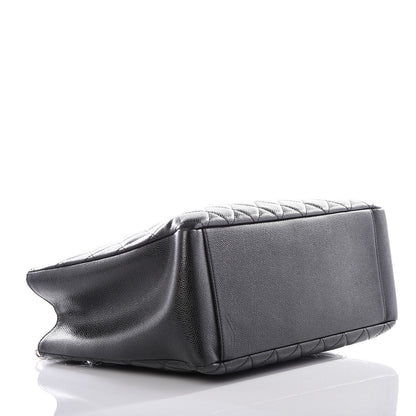 Chanel Caviar Quilted Grand Shopping Tote GST Black 3 of 10