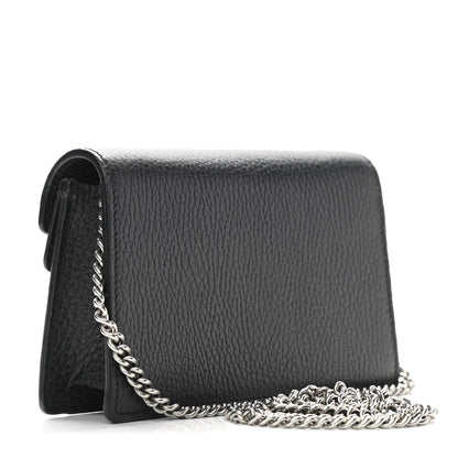Gucci Calfskin Super Mini Dionysus Shoulder Bag Black 3 of 10
