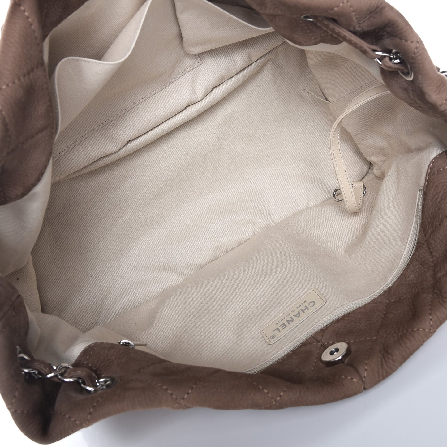 Ultra Soft Suede Calfskin Natural Beauty Tote Brown