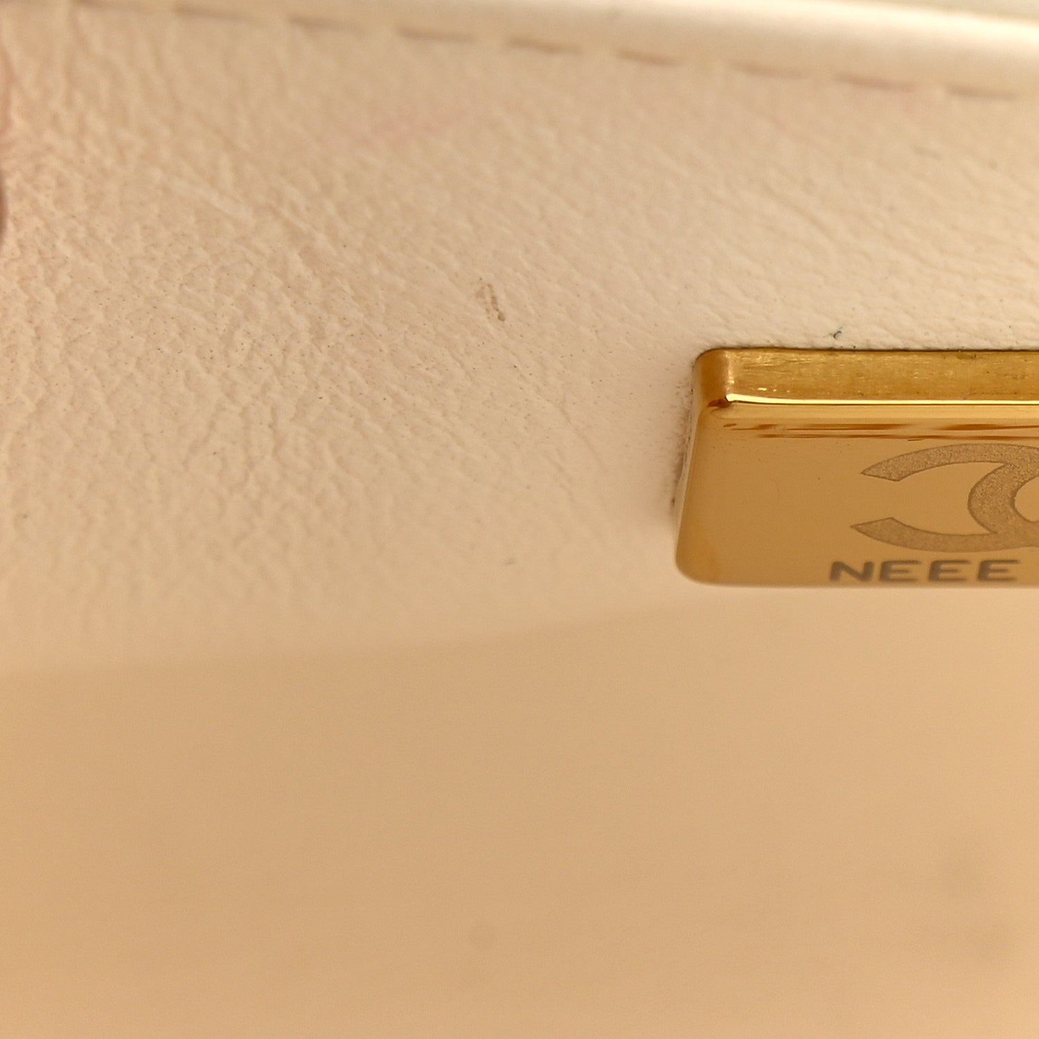 Chanel Caviar Quilted Mini Boy Flap White 7 of 10