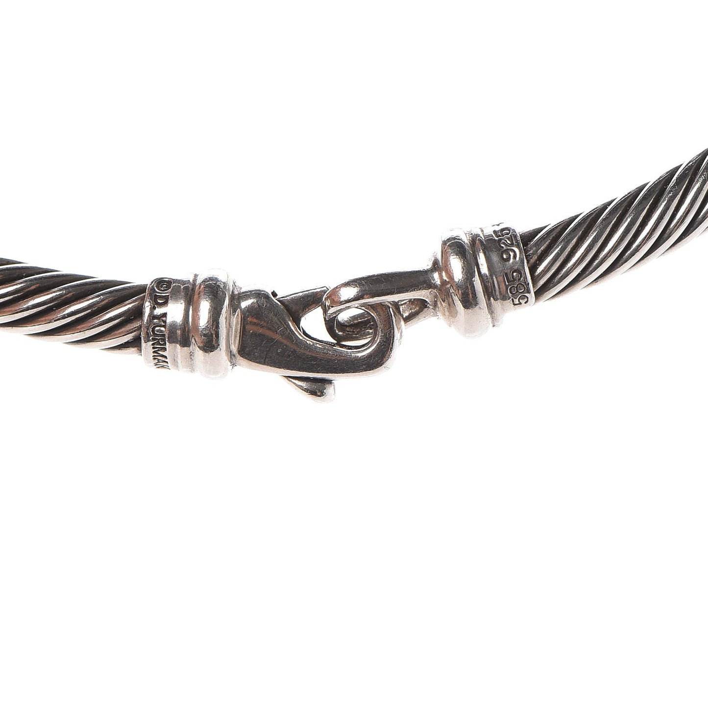 Sterling Silver 14K Yellow Gold Hampton Cable Necklace