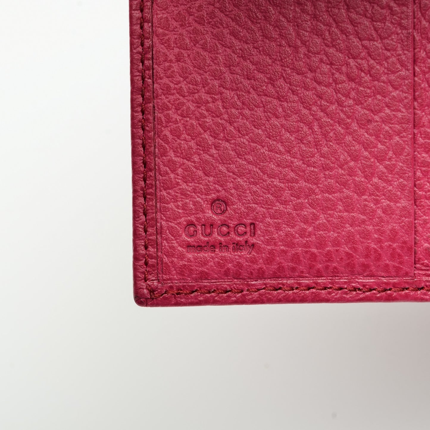 Dollar Calfskin Swing Train Pass Card Case Blossom